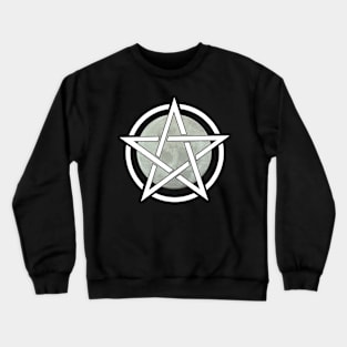 Pentagram and moon Crewneck Sweatshirt